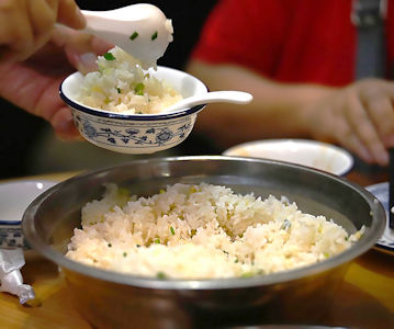 薑蓉飯充滿薑味，冬天吃一流。