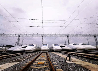 中國高鐵的零部件國產化率仍未達到100%，還有3%的部件不能自主生產。