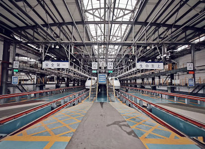 全國人口50萬以上城市的高鐵網絡覆蓋率約為95%。