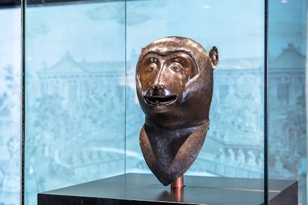 圓明園猴首銅像。