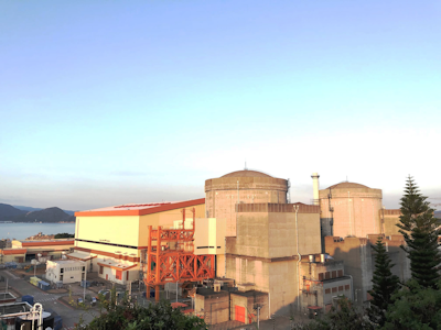 大灣區核電廠一角。