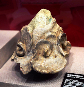 在南海神廟出土，有逾千年歷史的南漢時期陶飾文物。