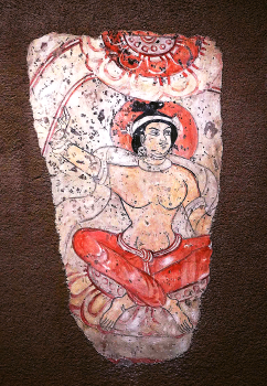 經海上絲路入口的畫作。