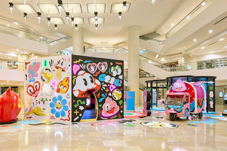 塗鴉充滿活力和俏皮的視覺形象。